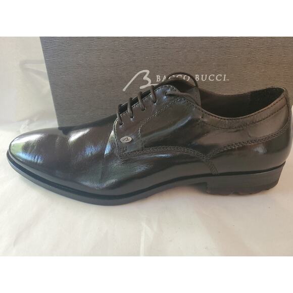Bacco Bucci Rizzo Italy Black Leather Shoes MEN\'S SZ 12 main image 8